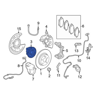 Infiniti OE - Rear Wheel Bearing and Hub Assembly