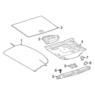 Infiniti OE - Liftgate Trim Scuff Plate Clip
