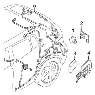 Infiniti OE - Rear Bumper - Electrical Components