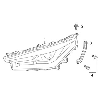 Infiniti OE - Front Lamps - Headlamp Components
