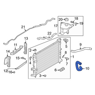 Infiniti OE - Lower Radiator Coolant Hose