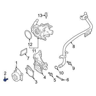 Infiniti OE - Engine Air Intake Hose Bolt