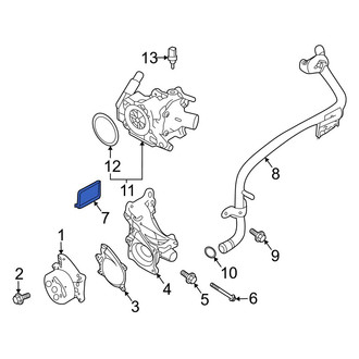 Infiniti OE - Engine Coolant Thermostat Housing Gasket