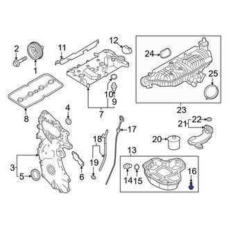 Infiniti OE - Turbocharger Oil Line Bolt