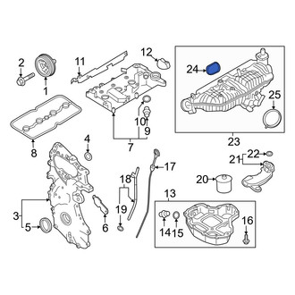 Infiniti OE - Engine Intake Manifold Gasket