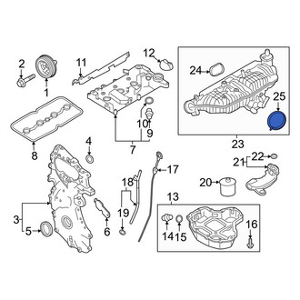 Infiniti OE - Fuel Injection Throttle Body Mounting Gasket