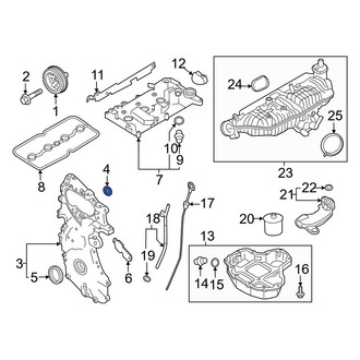 Infiniti OE - Engine Timing Cover O-Ring
