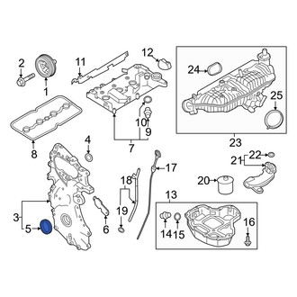 Infiniti OE - Rear Engine Crankshaft Seal