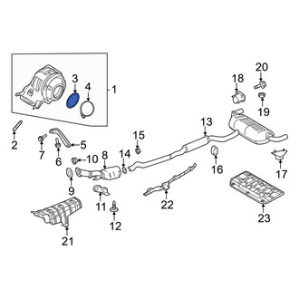 Infiniti OE - Front Exhaust Pipe Flange Gasket