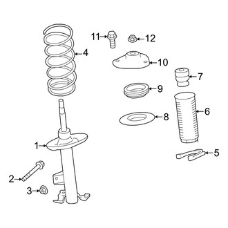 Infiniti OE - Front Suspension - Struts & Components