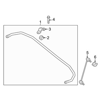 Infiniti OE - Front Suspension - Stabilizer Bar & Components