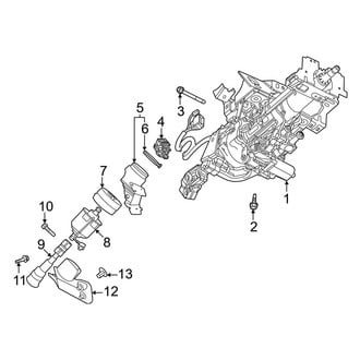 Infiniti OE - Steering Column Assembly (With Power Tilt)