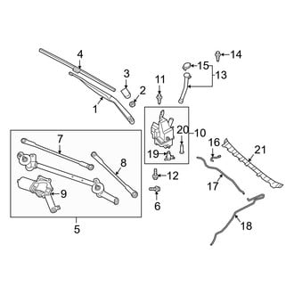 Infiniti OE - Windshield - Wiper & Washer Components
