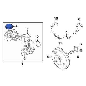 Infiniti OE - Brake Master Cylinder Reservoir Cap