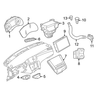 Infiniti OE - Instrument Panel - Cluster & Switches