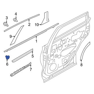 Infiniti OE - Door Molding Grommet