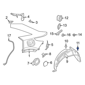 Infiniti OE - Bumper Cover Retainer