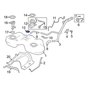 Infiniti OE - Fuel Tank Sending Unit Seal