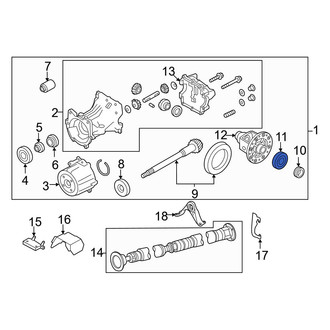 Infiniti OE - Rear Differential Carrier Bearing