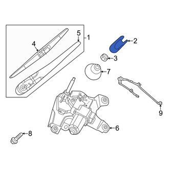 Infiniti OE - Rear Wiper Arm Cover