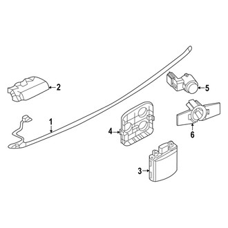Infiniti OE - Rear Bumper - Electrical Components