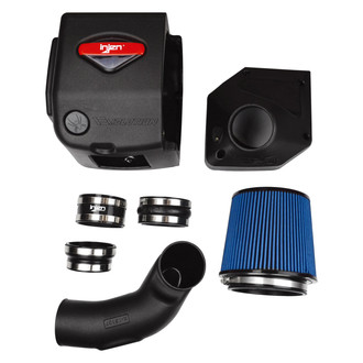 Injen® - Evolution Series Rotomolded Black Cold Air Intake System with Dry Blue Filter