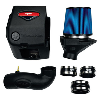Injen® - Evolution Series Rotomolded Black Cold Air Intake System with Dry Blue Filter