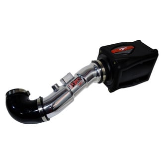 Injen® - PF Series Power-Flow Polished Silver Cold Air Intake System with Blue Filter with Rotomolded Air Filter Housing