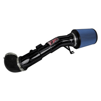 Injen® - PF Series Power-Flow Wrinkle Black Cold Air Intake System with Blue Filter