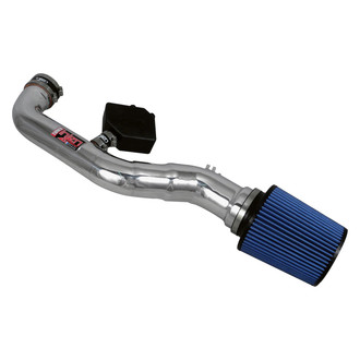 Injen® - PF Series Power-Flow Polished Silver Cold Air Intake System with Blue Filter