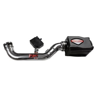 Injen® - PF Series Power-Flow Polished Silver Cold Air Intake System with Blue Filter with Rotomolded Air Filter Housing