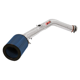 Injen® - PF Series Power-Flow Polished Silver Cold Air Intake System with Blue Filter