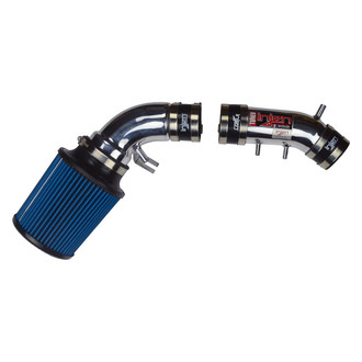 Injen® - PF Series Power-Flow Polished Silver Cold Air Intake System with Blue Filter