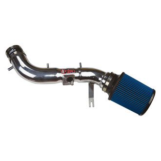 Injen® - PF Series Power-Flow Polished Silver Cold Air Intake System with Blue Filter