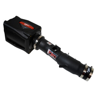 Injen® - PF Series Power-Flow Wrinkle Black Cold Air Intake System with Blue Filter with Rotomolded Air Filter Housing