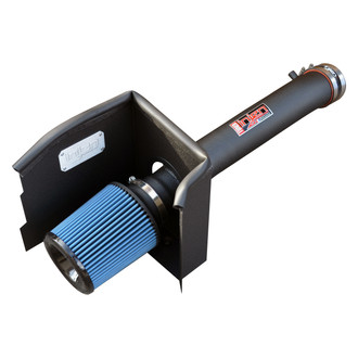Injen® - PF Series Power-Flow Wrinkle Black Cold Air Intake System with Blue Filter
