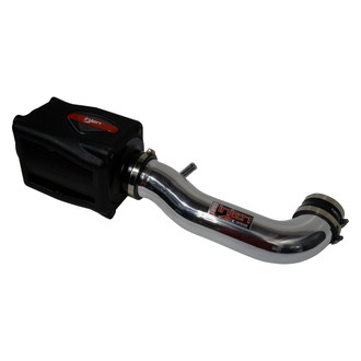 Injen® - PF Series Power-Flow Polished Silver Cold Air Intake System with Blue Filter with Rotomolded Air Filter Housing