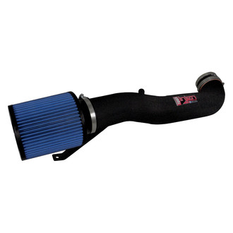 Injen® - PF Series Power-Flow Wrinkle Black Cold Air Intake System with Blue Filter