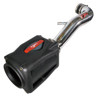 Injen® - PF Series Power-Flow Polished Silver Cold Air Intake System with Blue Filter with Rotomolded Air Filter Housing