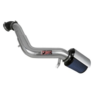 Injen® - PF Series Power-Flow Polished Silver Cold Air Intake System with Blue Filter