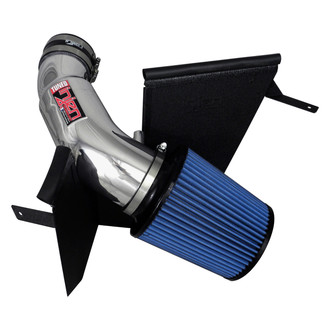 Injen® - PF Series Power-Flow Polished Silver Cold Air Intake System with Blue Filter
