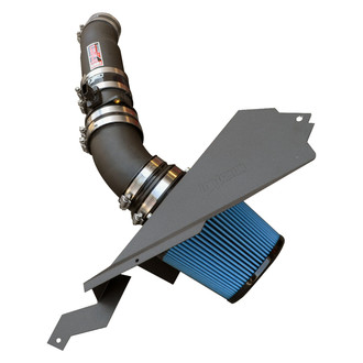 Injen® - PF Series Power-Flow Wrinkle Black Cold Air Intake System with Blue Filter