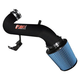 Injen® - PF Series Power-Flow Wrinkle Black Cold Air Intake System with Blue Filter