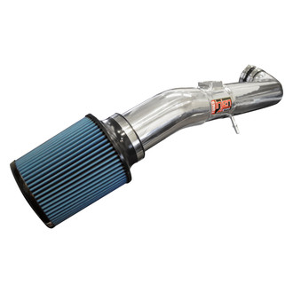Injen® - PF Series Power-Flow Polished Silver Cold Air Intake System with Blue Filter