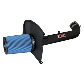 Injen® - PF Series Power-Flow Wrinkle Black Cold Air Intake System with Blue Filter