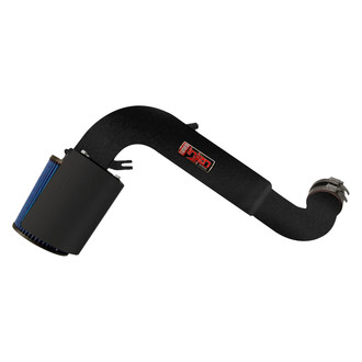 Injen® - PF Series Power-Flow Wrinkle Black Cold Air Intake System with Blue Filter