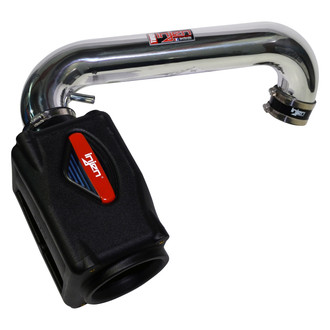 Injen® - PF Series Power-Flow Polished Silver Cold Air Intake System with Blue Filter