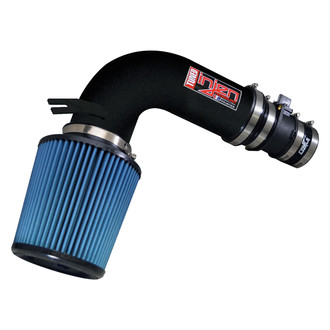 Injen® - PF Series Power-Flow Wrinkle Black Cold Air Intake System with Blue Filter