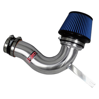 Injen® - PF Series Power-Flow Polished Silver Cold Air Intake System with Blue Filter