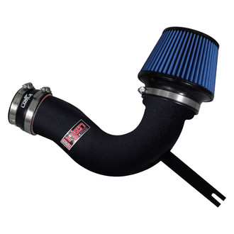 Injen® - PF Series Power-Flow Wrinkle Black Cold Air Intake System with Blue Filter